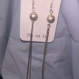 New Elegant Silver Dangle Earrings